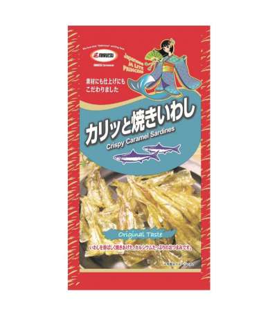 MARUESU Crispy  Caramel Sardines original flavor 10 g.