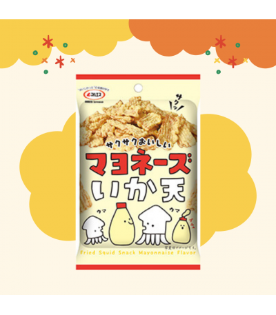 MARUESU Fried Squid Snack (Mayonnaise Flavor) 22 g.